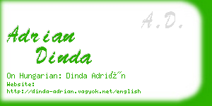 adrian dinda business card